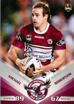 2010 Daily Telegraph NRL #68 Michael Robertson Front